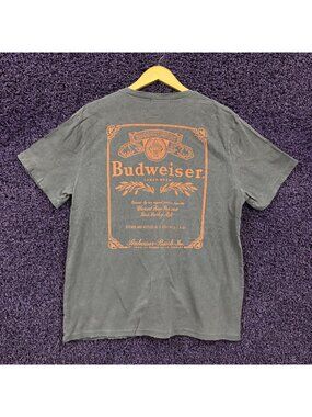 Budweiser Logo Beer Promo T-Shirt Size Large